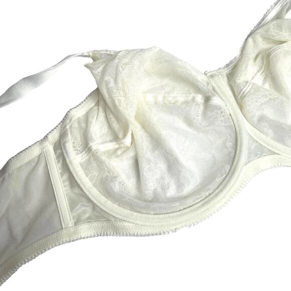 Wacoal Retro Chic Full Figure Underwire Bra Sz 38G ivory - Picture 7 of 10